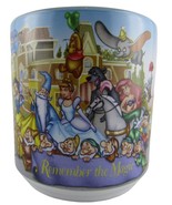 Walt Disney World Remember The Magic Coffee Mug Cup 25th Anniversary 1996 - £5.31 GBP