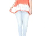 She + Sky Tie Dye Sleeveless Tank - Plus Coral - $46.89 CAD