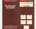USAIR Ticket Jacket 1982 S&amp;H Green Stamps Advertising  - $14.85