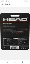HEAD Super Comp Over Grip Tennis Cushion Tapes Racket Black 0.5mm 1 PC 2... - $13.84