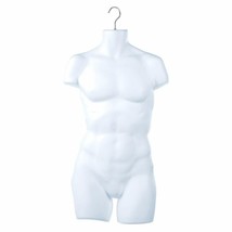Only Hangers Injection Molded Male Torso- Clear Frosted - $27.65