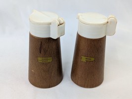 Nasco Wood Salt Pepper Shaker Set 3.25 Inch - $13.45