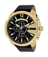 Diesel Men&#39;s Mega Chief Black Dial Watch - $172.78