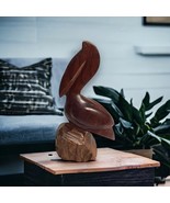 Hand Carved Vintage Desert Ironwood Pelican Mid-Century Modern Figurine - €13,01 EUR