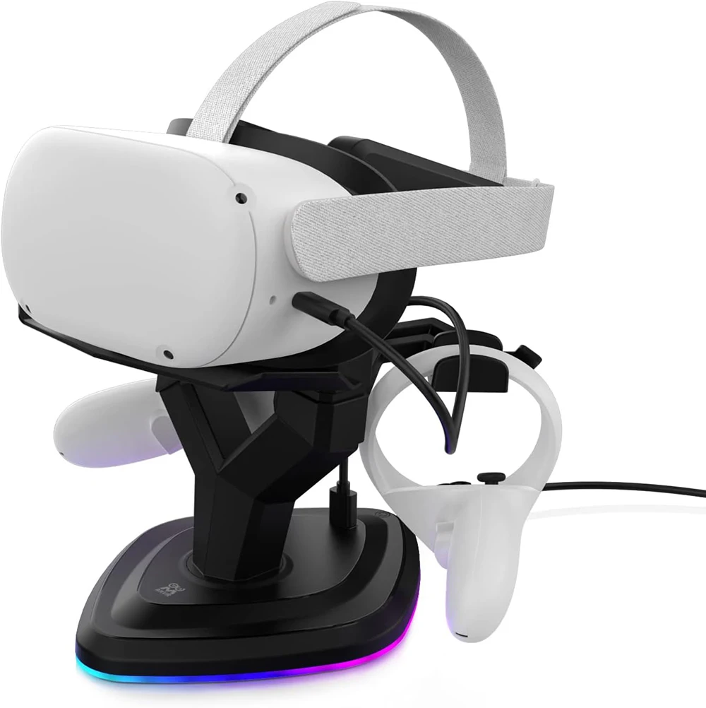 Headset Charging Dock,VR Display Stand Accessories for Quest,Quest 2,Rift or - £32.14 GBP