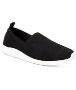 Style &amp; Co Women Slip On Sporty Loafers Masonn Size US 8.5M Black Knit F... - £23.71 GBP