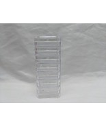 Lot Of (7) ~1&quot; Clear Stackable Coantainers - $9.89