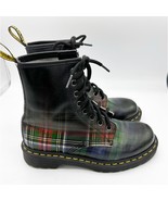 Dr Martens 1460 Tartan Leather Lace Up Boots Womens Size 6 - €63,79 EUR