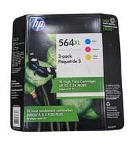 HP 564XL INK Cartridge Color Ink Jet  Color Combo 3 Pack  NEW IN PACKAGE  - $302.96 MXN
