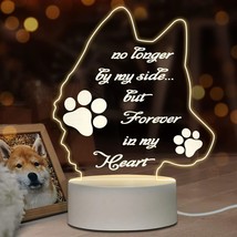 Dog Memorial Gifts -3D LED Night Light-Pet Loss Gifts for Loss of Dog - £8.01 GBP