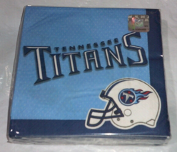 NFL Tennessee Titans Sports 6.5&quot; by 6.5&quot; Banquet Party Paper Luncheon Napkins - £11.98 GBP