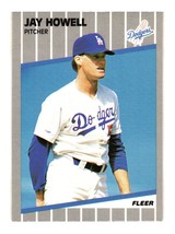 1989 Fleer #64 Jay Howell Los Angeles Dodgers - £1.57 GBP