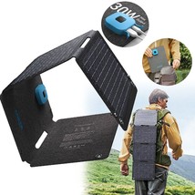 Anker Solix PS30 Solar Panel 30W 2-Ports Foldable Portable Solar Charger... - $135.99