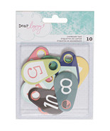 Saturday Collection Chipboard Tags - $326.53 MXN