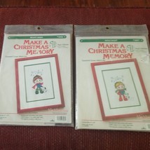 2 Wee Winsomes Counted Cross Stitch Kits  Silent Night  and Holy Night New - £14.82 GBP