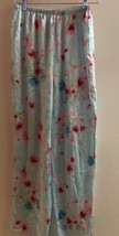Enchanting Women’s Pajama Bottom Pants M Medium Waist 30”-34” New Blue F... - £6.07 GBP
