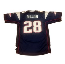Reebok New England Patriots Corey Dillion #28 Blue NFL Football Jersey M... - $24.99