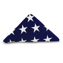 Memorial Flag American US Flag 3x5 Ft Cotton For Veteran USA Burial Casket Flags - £26.58 GBP