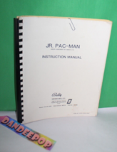 Vintage Video Game Arcade Bally Midway Jr. Pac-Man Manual Book 1983 Sche... - £23.28 GBP