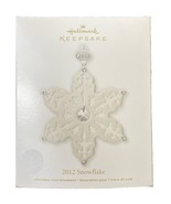 Hallmark Keepsake Ornament Porcelain 2012 Snowflake Ruth Donikowski - £22.53 GBP