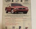 1998 Buick LeSabre Vintage Print Ad Advertisement pa22 - £5.51 GBP
