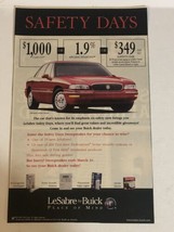 1998 Buick LeSabre Vintage Print Ad Advertisement pa22 - £5.46 GBP
