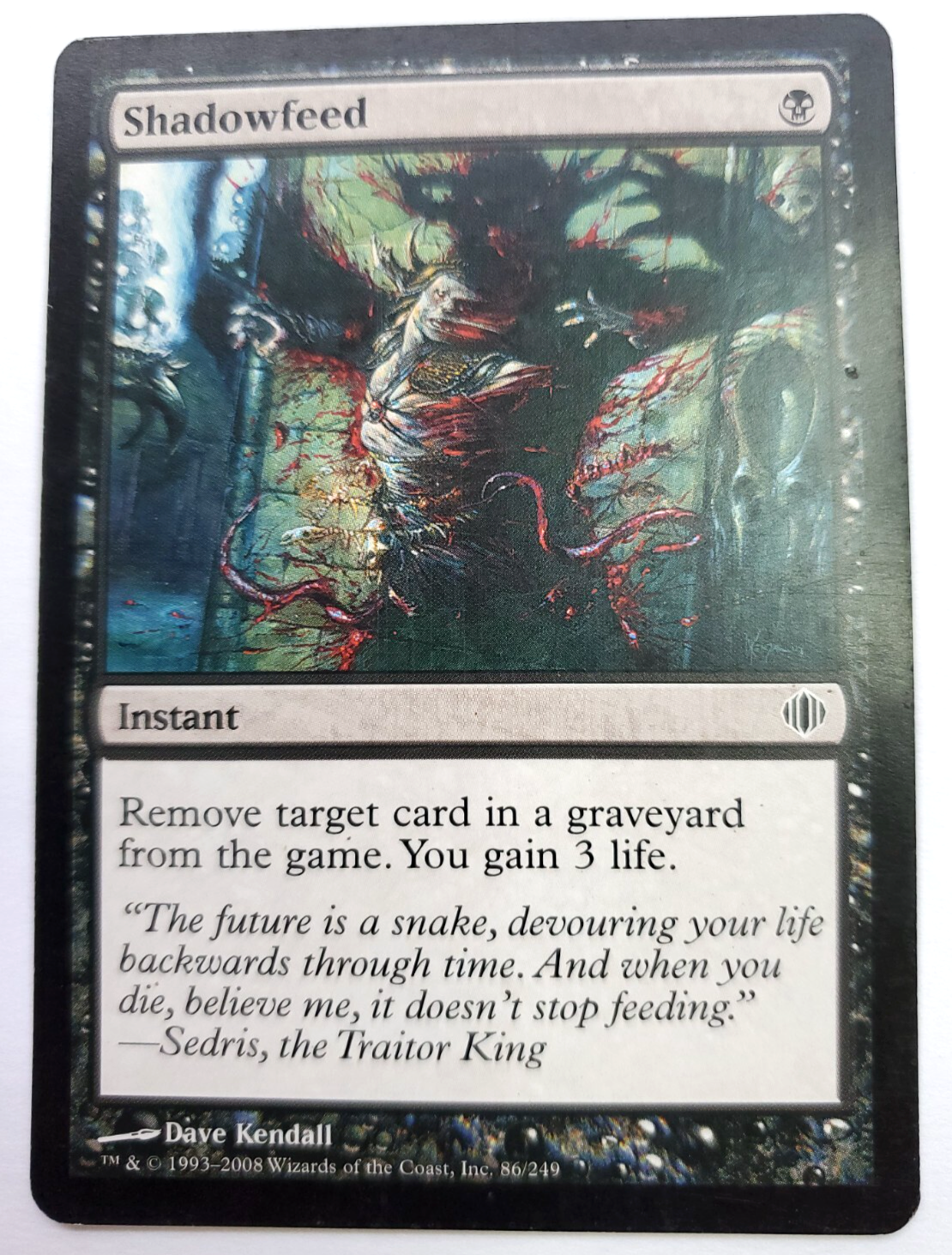 MTG Magic The Gathering Card ShadowfeedInstant Shards of Alara Black  - $3.84