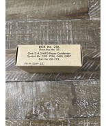 Ham Radio Part CO-772 4.0 MFD Paper Condenser - $527.86 CAD