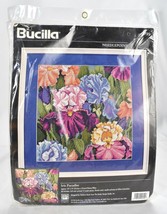 Bucilla Iris Paradise  Needlepoint Kit 14&quot; by 14&quot; Sealed #4725 Barbara B... - £41.21 GBP