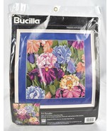 Bucilla Iris Paradise  Needlepoint Kit 14&quot; by 14&quot; Sealed #4725 Barbara B... - $71.74 CAD