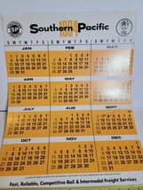 Vintage 1984 Southern Pacific Poster Calendar Olympics 1980s VTG 22&quot;x 17&quot; - $39.19