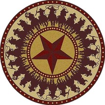 Sheriff's Posse Plush 8' Round Area Rug - $1,282.20 CAD