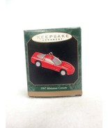 Vintage Hallmark 1997 Miniature Corvette Collectible Keepsake Ornament 27-2 - £5.99 GBP