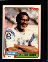 1981 Topps #496 Charlie Joiner Nm Chargers Hof - £2.68 GBP