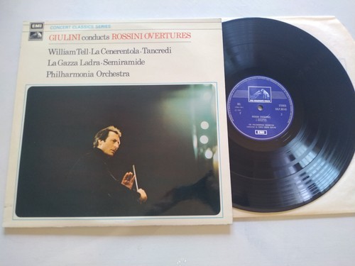 Rossini Overtures Giulini Verhalten Emi 1965 UK Press - LP 12 &quot; vinyl VG... - $20.99
