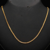 22 Karat Hallmark Strong Gold 9in Rope Chain babies Gift Handmade Jewelry - £1,956.48 GBP