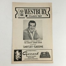 1970 Westbury Music Fair L. Gubber &amp; Shelly Gross Present The Shecky Gre... - £22.49 GBP