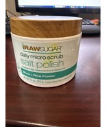 Raw Sugar Daily Micro Body Scrub Salt Polish Shea + Rice Flower 15 Oz Hi... - $294.37 MXN