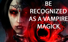 100X FULL COVEN CAST BE RECOGNIZED AS A VAMPIRE WORK MAGICK RING PENDANT image 2