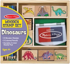 Wooden Stamp Set Dinosaur - $25.85