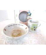 Wedgwood 2 pc Nursery Mealtime Set Jemima Puddle Duck Beatrix Potter Cup... - $14.80