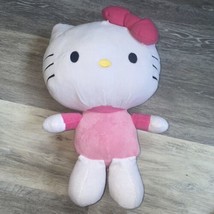 Hello Kitty Plush Toy 15&quot; Tall Pink Pillow Stuffed Animal - £12.37 GBP