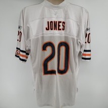 Chicago Bears Thomas Jones Reebok Jersey Size L White - £29.51 GBP