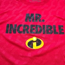 Disney Incredibles Mr Incredible Shirt Mens Extra Large Short Sleeve Red Tagless - £12.01 GBP