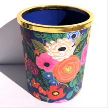 Rifle Paper Company Garden Party Pencil Cup floral purple gold pink desk office - £9.61 GBP