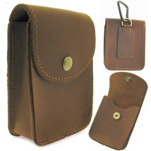 Pocket Watch Case Genuine Leather Pouch XL Size for 55 MM Pocket Watch LP04 - £19.70 GBP