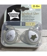 Tommee Tippee Pacifier Woodland Stars Glow In The Dark Orthodontic 0-6  ... - £6.23 GBP