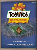 2005 Fiesta Bowl Game program Pittsburgh Panthers Utah Utes - $85.27