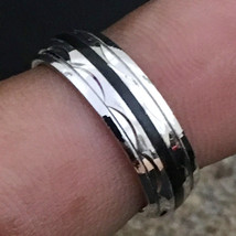 925 Sterling Silver Boho Design  Band Wedding Ring For Women Her Gift - £21.66 GBP