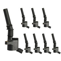 8 x Ignition Coils FOR Ford F150 Lincoln Mercury 4.6L 5.4L V8 Curved Boo... - £33.90 GBP